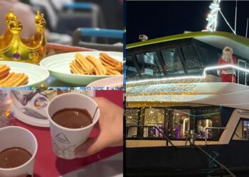 La Navidad de Vigo llega a la Ría con un idílico viaje en el barco más especial y solidario