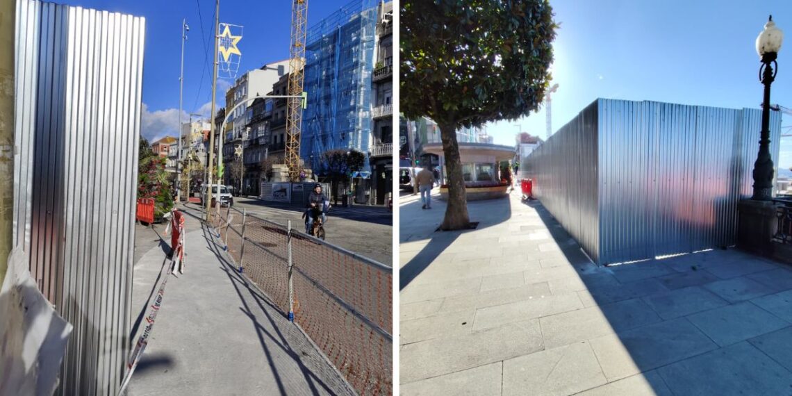 Barrio do Cura "secuestra" parte del Paseo de Alfonso de Vigo