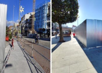 Barrio do Cura "secuestra" parte del Paseo de Alfonso de Vigo