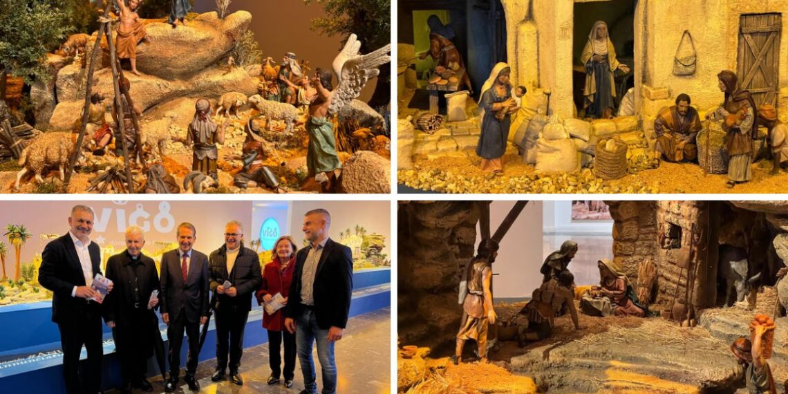 Más de 500 figuras y con referencias a la ciudad, así es el Belén Monumental de la Navidad de Vigo