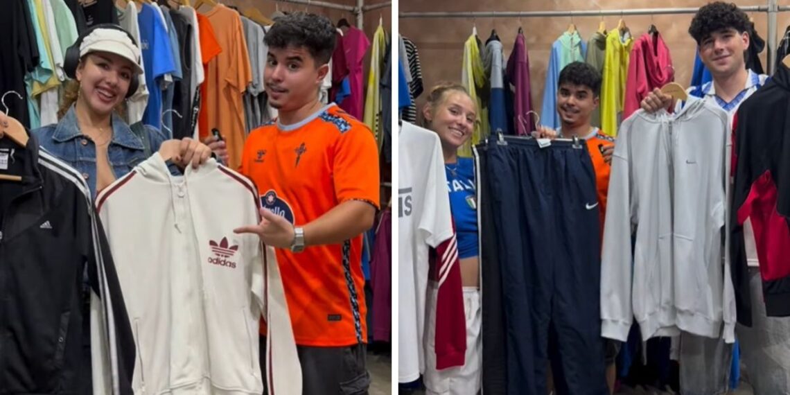 Vigo acoge un mercado de ropa vintage con más de 2.000 prendas de conocidas marcas a 9 euros