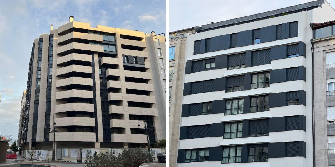 La invasión de 'bloques cebra' amenaza a Vigo, así es la polémica moda arquitectónica