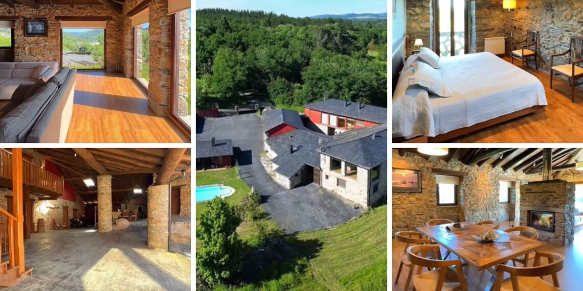 A la venta una espectacular casona reformada en uno de los paraísos naturales de Galicia