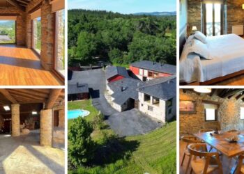 A la venta una espectacular casona reformada en uno de los paraísos naturales de Galicia