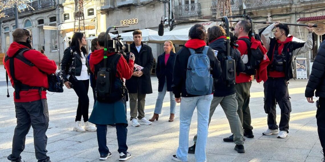 Un programa de la televisión nacional se traslada a Vigo con la Porta do Sol como plató