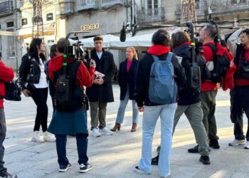 Un programa de la televisión nacional se traslada a Vigo con la Porta do Sol como plató