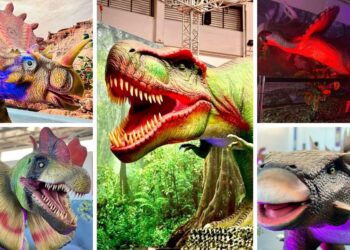 Vigo tendrá un 'universo jurásico' de 1.200 metros con dinosaurios en movimiento esta Navidad