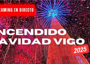 Sigue en directo el encendido de la Navidad de Vigo con todos los detalles y novedades de 2025