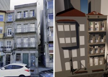 Proyectan reconvertir un edificio del centro de Vigo en un complejo de 'alto standing'