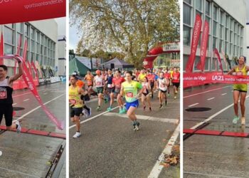 Pablo Camescasse y Silvia Pereira, los más rápidos de La 21 Media Maratón de Vigo