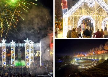 Una de las grandes villas del norte de Portugal próximas a Galicia desvela su encendido navideño