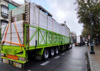 Llega la gigantesca noria de Navidad a Vigo con más restricciones y cortes de calles
