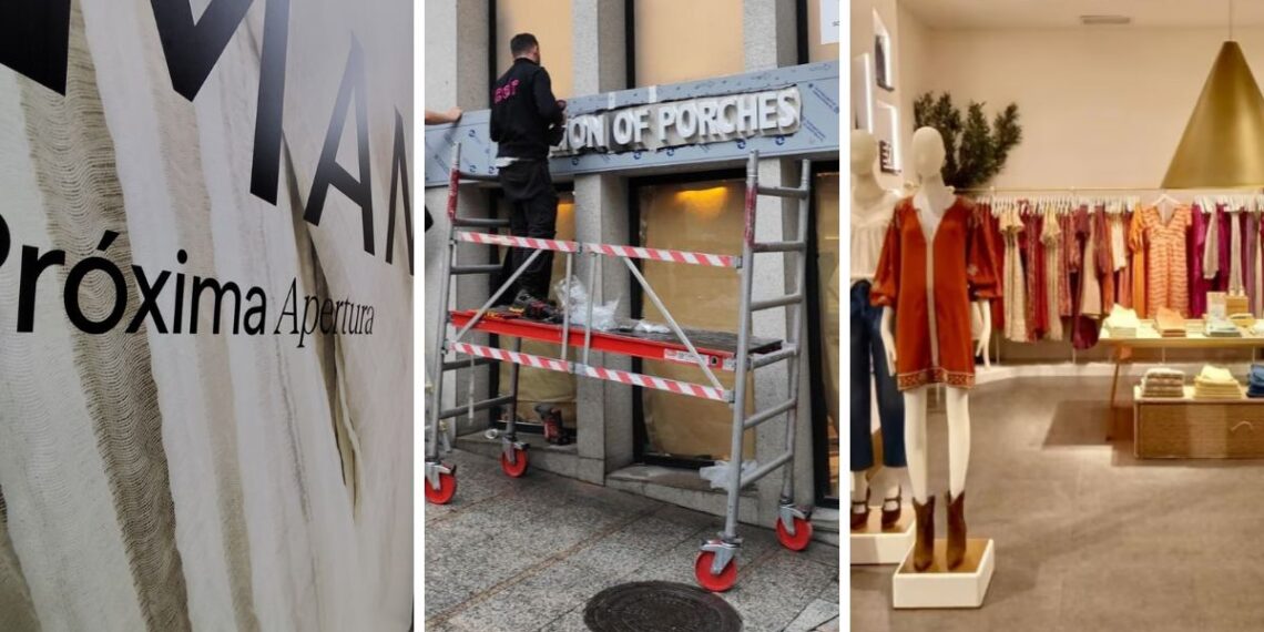 Las marcas pisan el acelerador de sus inauguraciones en Vigo para estar en la Navidad