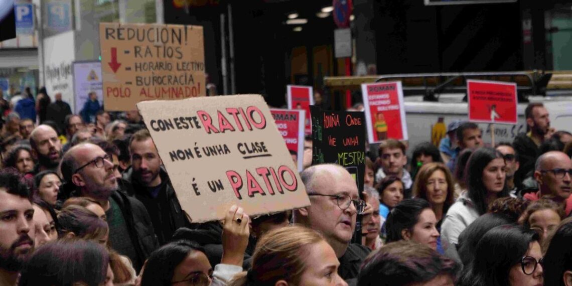 Anuncian dos jornadas de huelga de profesores en Galicia en diciembre