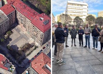Vecinos de Vigo denuncian que llevan 5 años esperando que el Concello arregle una plaza pública