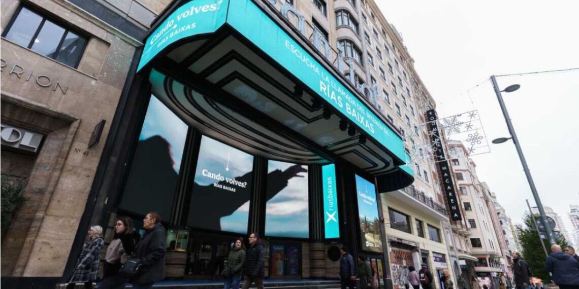 Las Rías Baixas llegan a la Gran Vía de Madrid con un vídeo que está enamorando al mundo