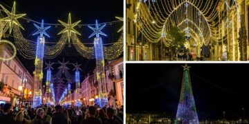 Viana desvela todos los detalles del encendido de su idílica y colorida Navidad