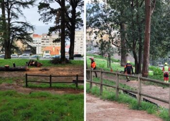 Denuncian que el Concello use a los bomberos de Vigo para "abrir vistas" en O Castro