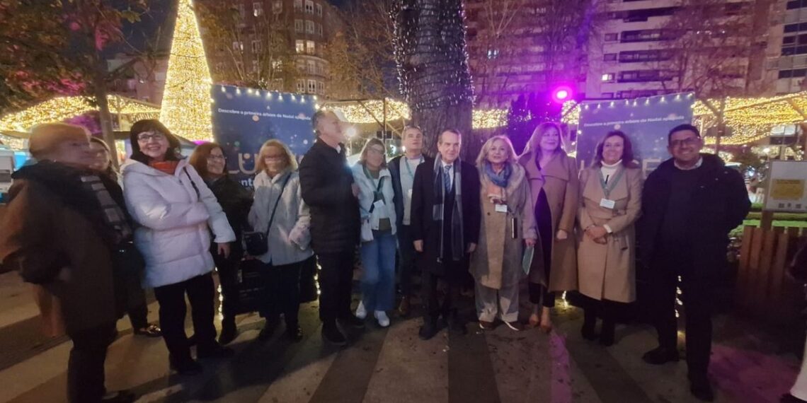 Vigo pide apoyo para iluminar el único árbol de Navidad en la ciudad que no brilla todavía