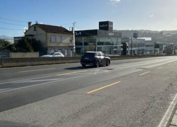 Continúan los cambios en la Avenida de Madrid de Vigo tras las pruebas de la turborrotonda