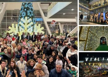 Vialia Vigo se convierte en un "Bosque Mágico" por Navidad con una decoración "inmersiva"
