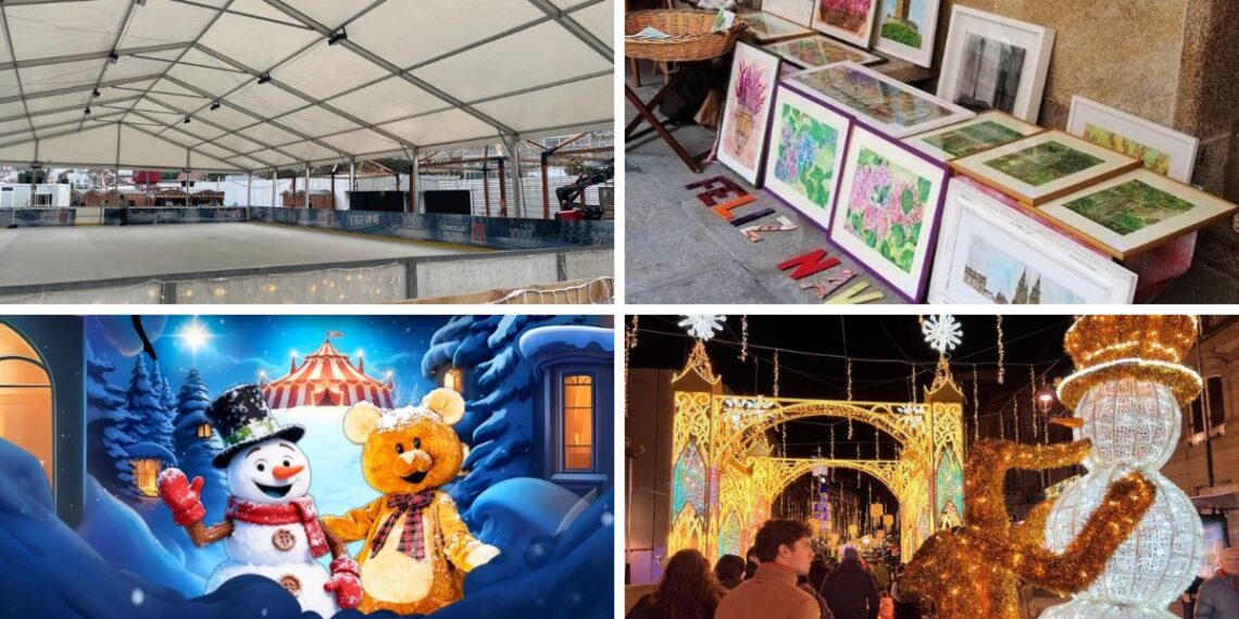Vialia On Ice, Circo de Nadal o mercados solidarios este fin de semana en Vigo y su área