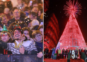 Galería de fotos | Las fotos que resumen el Encendido de la Navidad de Vigo 2025