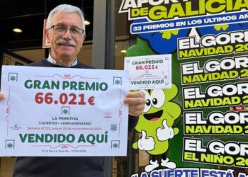 El X de la suerte de O Porriño reparte más de 60.000 euros calentando los motores para Navidad