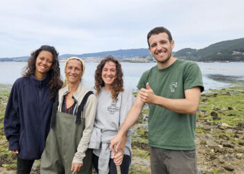Arrancan las actividades en la ensenada de San Simón para visiblizar el trabajo de las mariscadoras