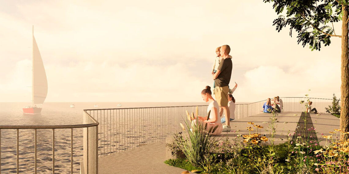 Arranca la creación de un asombroso paseo con vistas privilegiadas a la ría que va de Vigo a Redondela