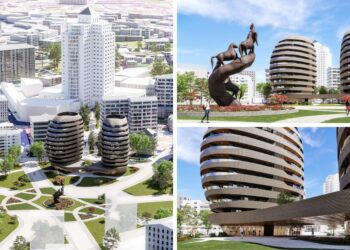 Así se plantea la nueva Plaza de España de Vigo, con edificios icónicos y espacios verdes