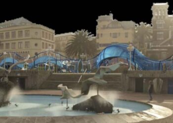 Una 'ola' de 55 metros y capacidad para 150 niños en Galicia, el nuevo parque que construirá A Coruña