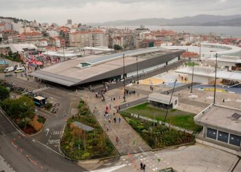 La plaza pública de Vialia Vigo se convertirá un año más en un circuito de running