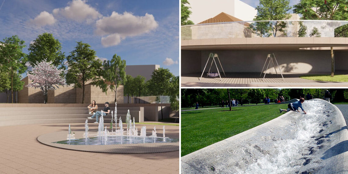 Área de juegos cubierta, anfiteatro y canales de agua, O Porriño hará realidad su gran parque de 8.000m2