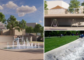 Área de juegos cubierta, anfiteatro y canales de agua, O Porriño hará realidad su gran parque de 8.000m2