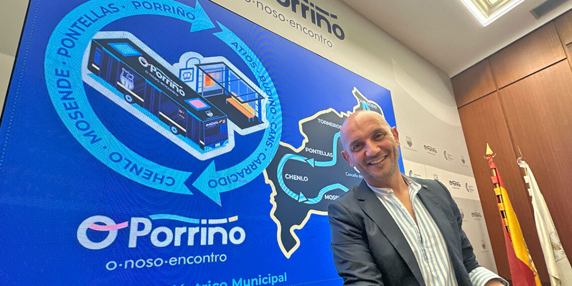 O Porriño estrenará un nuevo servicio de bus eléctrico gratuito que conectará las parroquias