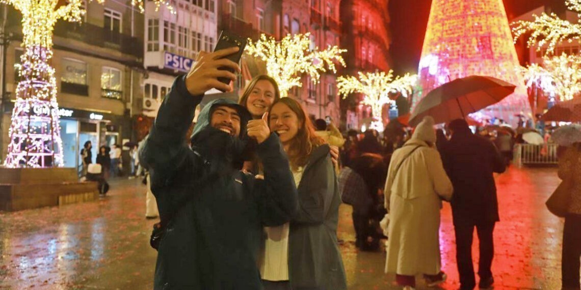 Ya se pagan hasta 150€ por una sesión de fotos en los distintos photocalls de la Navidad de Vigo