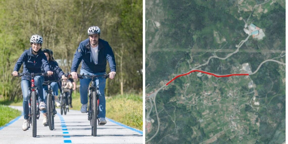 La Xunta activa el proyecto de la senda peatonal y ciclista de un kilómetro por As Neves