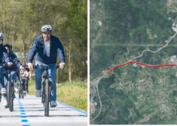 La Xunta activa el proyecto de la senda peatonal y ciclista de un kilómetro por As Neves