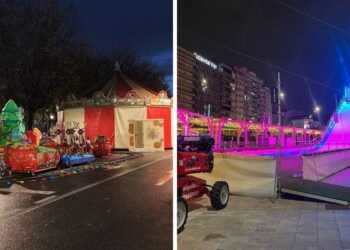 Incertidumbre en las atracciones de la Navidad de Vigo antes del puente de diciembre