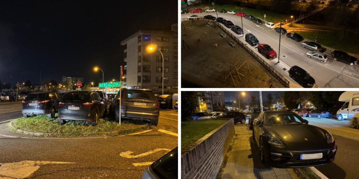 Denuncian la "invasión constante" de coches en las aceras de Balaídos por los partidos del Celta