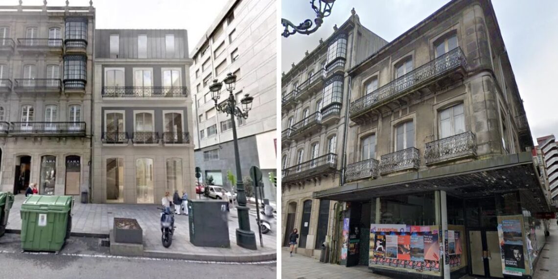 Buscan una nueva vida para uno de los edificios históricos de la calle Urzáiz de Vigo