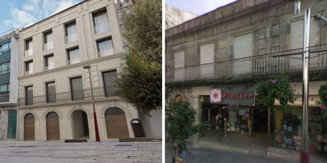 Rehabilitan un edificio de 1925 en pleno centro de Vigo con más plantas y pisos desde 630.000 euros