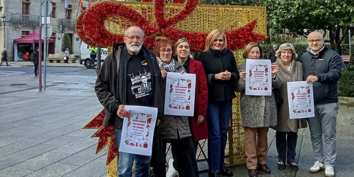 Redondela saca su lado más solidario con un mercadillo de Navidad especial
