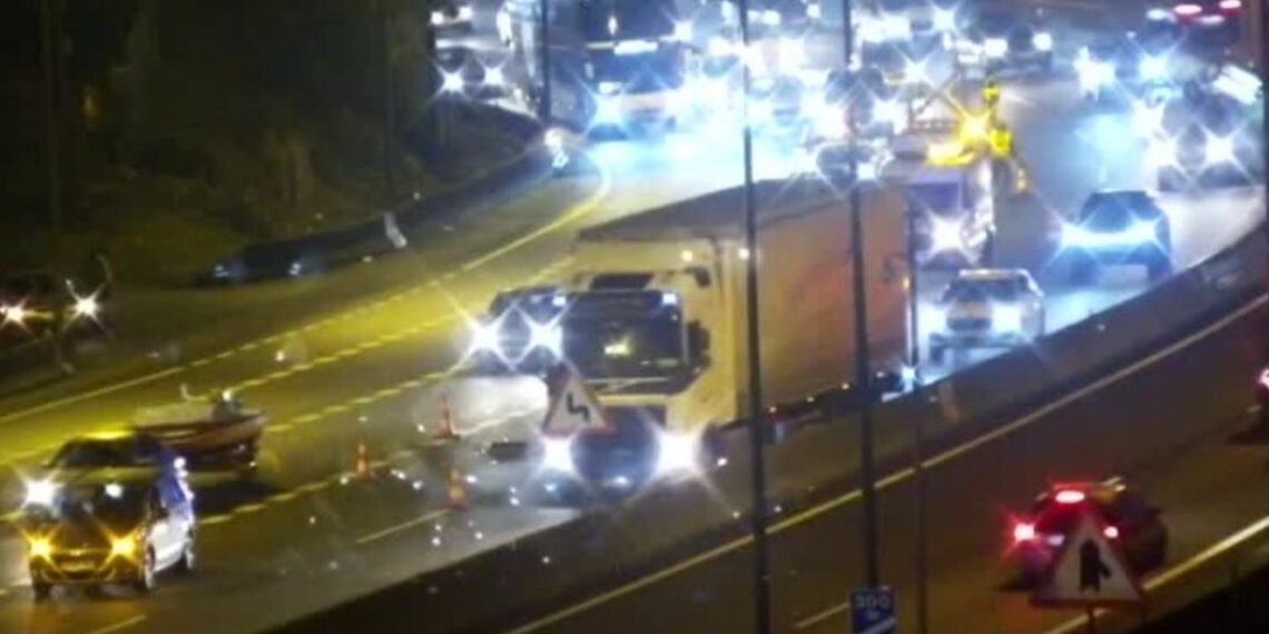 Nuevo accidente en la A-55 con varios heridos y retenciones en la salida de Vigo