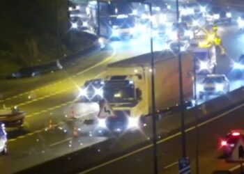 Nuevo accidente en la A-55 con varios heridos y retenciones en la salida de Vigo