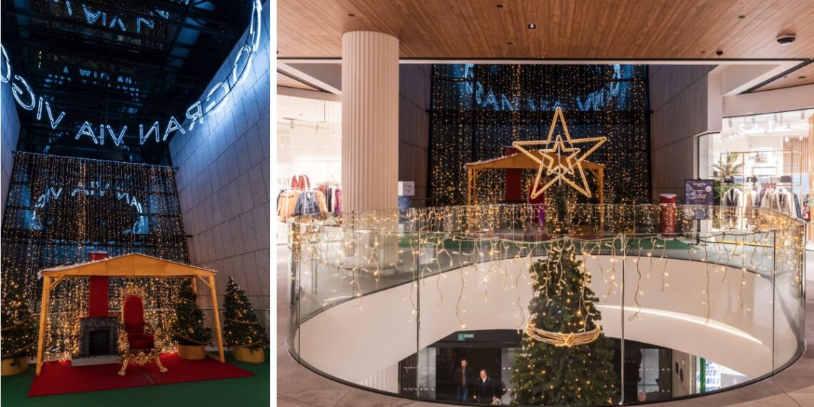 Visitas mágicas, musical gratis y mucha solidaridad en la Navidad del Gran Vía de Vigo