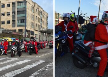 Papanoelada motera y exposición de coches históricos este fin de semana en la Navidad de Mos