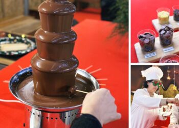 La Plaza del Chocolate de la Navidad en el norte de Portugal ofrece catas, degustaciones y showcookings