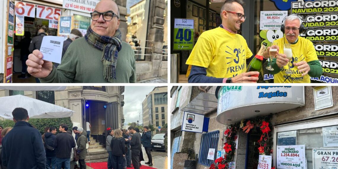 La Lotería de Navidad de 14 millones en Galicia, con Vigo, O Porriño y Pontevedra protagonistas